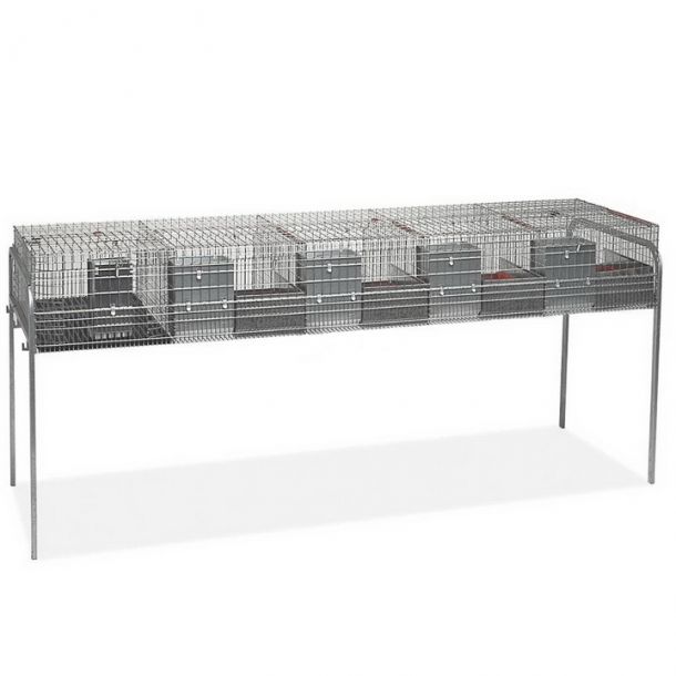 Клетка для кроликов 230 см пятисекционная
