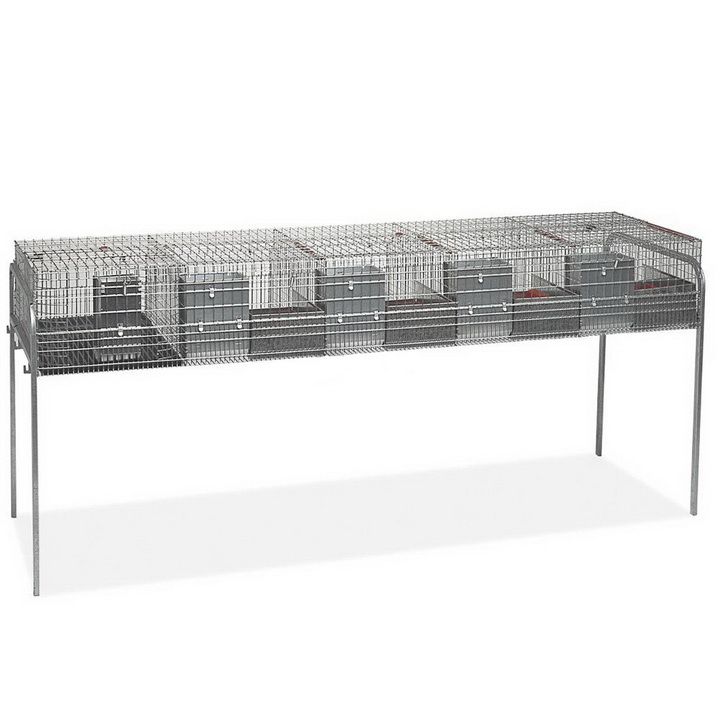 Клетка для кроликов 230 см пятисекционная